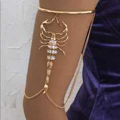 Scorpion Decor Arm Jewelry Arm Bangles, Upper Arm Cuffs, Design Moda, Arm Jewelry, Arm Bracelets, Tassel Bracelet, Couple Jewelry, Fancy Jewelry, Hand Jewelry