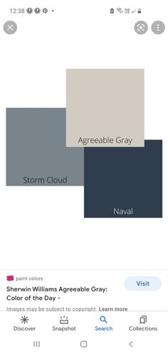 the color scheme for storm clouds is shown in this screenshote screen shot from facebook