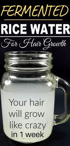 Rice Water Recipe, Rice Water For Hair, Grow Thick Long Hair, Healthy Natural Hair Growth, Rice Water, Healthy Natural Hair, Grow Hair Faster, Hair Growth Faster