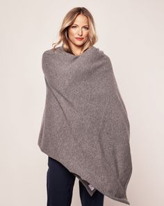 Wrap yourself in the warm embrace of our Grade A 100% cashmere wrap, a versatile and timeless style that exudes elegance and sophistication year-round. Luxuriously soft and exquisitely crafted, our cashmere wrap provides a stylish layer of warmth and unparalleled comfort. Whether draped over your shoulders on a chilly evening or worn alone as a scarf, it adds a touch of refined luxury to any outfit. *Measurements - 88cm x 190cm* Luxury Sleepwear, Cashmere Wrap, Olympia Le Tan, Womens Cashmere, Shoe Size Conversion, Timeless Style, Dark Grey, Timeless Fashion, Cashmere