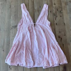 Cotton Candy La Pink Sundress W/ Tie In The Back. Size Medium. Super Cute And Flattering. Like Brand New, Barely Worn. Great For Summer Or Spring. Cute Light Pink Dress, Pink Cotton Beach Sundress, Pastel Clothes, Pink Cotton Sundress For Playtime, Baby Doll Dress, Pink Flowy Cotton Mini Dress, Pink V-neck Sundress For The Beach, Pink Y2k Aesthetic, Pink Cotton V-neck Sundress