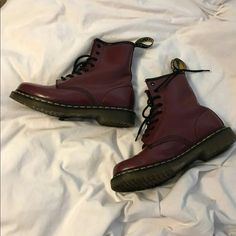 Cherry Doc Martens, Cherry Red Doc Martens, Red Docs, Bellas Wedding, Doc Martens 1460