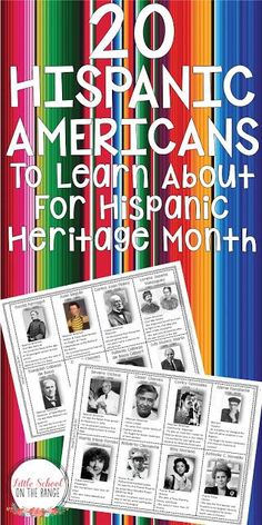 Spanish Heritage Month, Hispanic Heritage Month Bulletin Board, Hispanic Heritage Month Crafts, Reading Strategies Anchor Charts, Hispanic Heritage Month Activities, Esl Ideas, Spanish Classroom Decor, Spanish Learning Activities, Hispanic Art