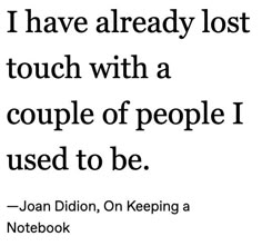 a quote from joan didion on keeping a notebook