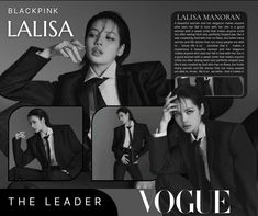 blackpink's laisia the leader of women in business suits and ties