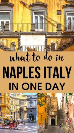 what to do in naples italy in one day