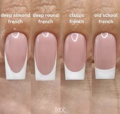 Summer Nails French Tip White, French Tip Styles, Gel Paint, Job 3, Nails Ombre, Nagel Tips, Liner Brush, Nails Aesthetic, Girly Acrylic Nails