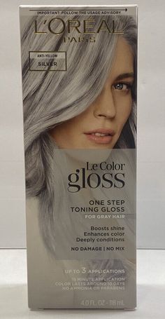 Hair Gloss Colors, Grey Hair Dye, Grey Blonde, Gorgeous Gray Hair, Grey Hair Inspiration, Hair Gloss, Gray Hair Cuts, Grey Hair Styles For Women, Blending Gray Hair