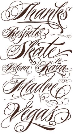 an image of some type of calligraphy on the iphone, with text added to it