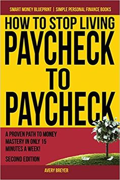 the book how to stop living paycheck to paycheck is on display