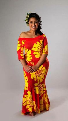 Kara's Aloha Attire Women, Island Style Clothing, Island Clothing, Island Dresses, Polynesian Dress, Poly Dress