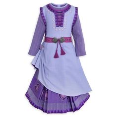 Number Of Pieces: 1 Suggested Age: 3 Years Sizing: Kids Costume Theme: Fairytale Storybook Textile Material: 55% Cotton, 45% Linen Includes: Dress Costumes Subtype: Costume Dresses Battery: No Battery Used Costume Disney, Animation Disney, Theatre Costumes, Costume Themes, Disney Costumes, Overlay Dress, Signature Look, Halloween Girl