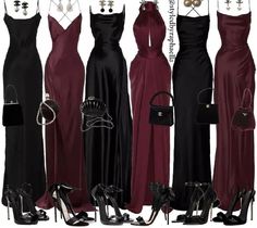 Matching Outfit Ideas, 파티 드레스, Prom Outfits, Fancy Outfits, Long Dresses