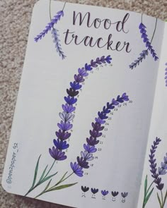 17 Creative Mood Trackers for Your Bullet Journal - Beautiful Dawn Flower Mood Tracker, Journal Mood Tracker Ideas, To Do Planner