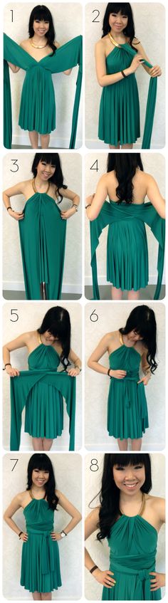 Diy Vetement, A Necklace, Diy Dress, Halter Neckline, Diy Fashion, Diy Clothes