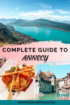 the complete guide to an awesome travel destination in europe with text overlaying it