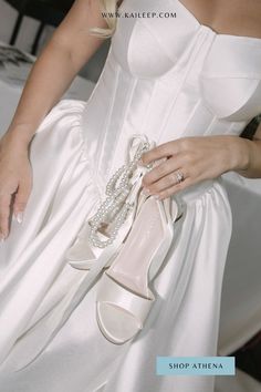 Bridal Outfit Heels With Pearls, Bridal Block Heels, Shoes For Brides, Bridal Elegance, Bridal Heels, Women Flats, Platform Block Heels, Wedding Sandals, Bride Shoes