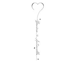 a drawing of a heart shaped balloon with the word love written in cursive writing