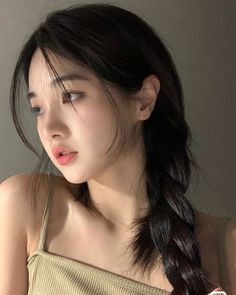 Medium Long Haircuts, Korean Photo, Lip Serum, Long Hair Cuts, Korean Hairstyle, Korean Beauty, Photo 1