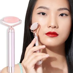 Unlock radiant skin with this 3-in-1 electric rose quartz massager roller. Revolutionize your skincare routine with this versatile electric face massager. Infused with the healing properties of rose quartz, this massager roller offers a spa-like experience at home, promoting firmer, younger-looking skin.



 

Details:

 



3-in-1 electric rose quartz massager roller 
Cleansing, massaging, and toning
Natural healing power of rose quartz
Soothes and revitalizes skin
Vibrant vibration massager
Electric face massager enhances blood circulation 
Regular use helps reduce fine lines and wrinkles
Promotes skin elasticity
Sleek and compact design
Waterproof and user friendly
Portable and easy to carry
Pack includes 1 massage roller and 3 detachable massage heads
Made of durable ABS thermoplastic Citrine Meaning, Firmer Skin, Best Crystals, Skin Details, 1960s Jewelry, Facial Rejuvenation, Face Roller, Facial Roller, Face Lift