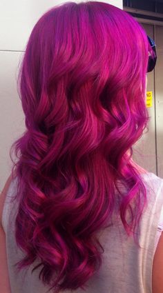 Ombre Hair Dye, Hairstyles Purple, Fuschia Hair, Magenta Hair Colors, Dyed Hair Ombre, Hair Rainbow, Magenta Hair, Purple Ombre Hair, Cotton Candy Hair