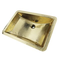 Nantucket Sinks TRB-1914-OF - 21-Inch Hand Hammered Brass Rectangle Undermount Bathroom Sink with Overflow DirectSinks Brass Bathroom Sink, Fitted Cabinets, Metal Sink, Rectangular Sink Bathroom, Contemporary Bathroom Sinks, Drain Opener, Undermount Bathroom Sink, Brass Sink, Blue Bath