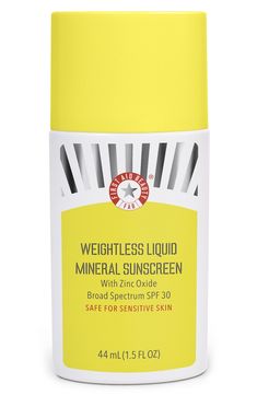 What it is: A luxuriously lightweight mineral sunscreen with an ultrasheer tint that blends seamlessly into skin for a satin finish. What it does: The silky liquid formula provides weightless sun protection with SPF 30. The elegant, barely-there texture delivers a soft blur effect for the perfect no-makeup makeup look. It also layers well and doesn't pill under makeup. It's noncomedogenic so it won't clog pores and is safe for sensitive skin.Research results:In a consumer perception study on 60 Zinc Oxide Sunscreen, Get Rid Of Warts, First Aid Beauty, Mineral Sunscreen, Diy Kits Gift, Spf Sunscreen, Face Sunscreen, First Aid, Skin Protection