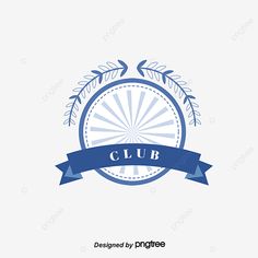 an emblem with the word club on it