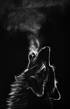 #✳➡LOBOS⬅✳ Lup Singuratic, Wolf Craft, Wolf Painting, Wolf Artwork, Fantasy Wolf, Black Paper Drawing, Wolf Spirit Animal, Wolf Wallpaper, Wolf Love