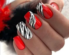 Short Square Nails Design Ideas, Square Nails Design Ideas, Short Square Nails Design, Square Nails Design, Zebra Nail Designs, Zebra Print Nails, Square Nail Designs, Short Square Nails