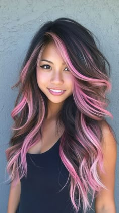 Pink Hair Color Ideas, Pink Tips, Pink Ombre Hair, Pink Hair Color, World Hair, Vivid Hair Color, Wine Hair, Creative Hair Color, Hair Colour Ideas