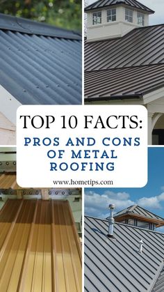 the top ten types of metal roofing