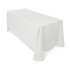 GW Linens White 90 x 132 Rectangular Seamless Tablecloth For Wedding Restaurant Banquet Party - GWLinens Fitted Tablecloths, Wedding Tablecloths, Rectangle Tablecloth, White Table Cloth, Banquet Tables, Rectangle Table, Buffet Table, Rectangular Table, Linen Tablecloth