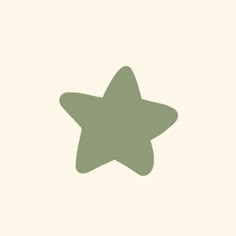 a green star on a white background