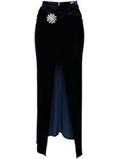 Velvet Maxi Skirt, Grunge Chic, Velvet Midi Skirt, Blue Velvet Dress, Navy Blue Skirt, Velvet Maxi, Book Clothes, Womens Maxi Skirts, Velvet Skirt