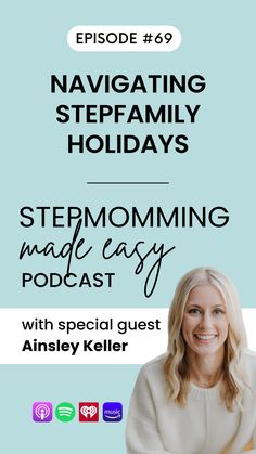 In today’s episode, I’m joined by Ainsley Keller from The Stepcollective to talk all things holidays! From managing expectations and navigating traditions to tackling tricky schedules, we cover it all. Ainsley also shares her powerful holiday mantra: Connection Over Perfection—a game-changer every stepmom needs this season.  If the holidays have you feeling overwhelmed, this episode is your reminder that joy is within reach. Tune in and let’s make this holiday season one to truly enjoy!