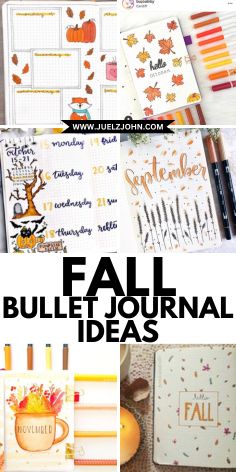 27 Amazing Fall bullet journal ideas. October bullet journal ideas. November bullet journal spreads. Bullet journal ideas for Fall. Bullet Journal Ideas November, Journal Ideas November, October Bullet Journal Ideas