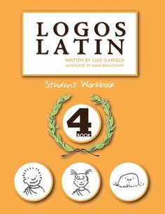 logos latin student's workbook with four badges and the number 4 on it