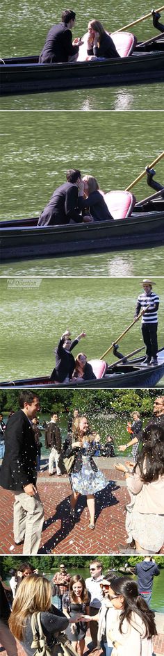 people are sitting in boats on the water