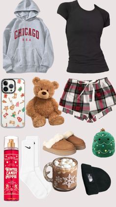 Girly Christmas Gifts, Pajamas Aesthetic, Cute Christmas Ideas, Cosy Outfit