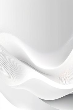 an abstract white background with wavy lines