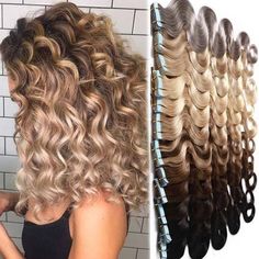 Balayage Full Head Thick Remy Tape In Human Hair Extensions Skin Weft Wavy Curly Description: Grade: 7A Material: 100% Remy human hair Item Type: Tape in Human Hair Extensions Seamless Skin Weft Hair Length: 12’’ 14’’ 16’’ 18’’ 20’’ 22’’ 24’’ Package:20PCS/30g; 20PCS/50g; 40PCS/60g; 40PCS/100g; 60PCS/150g Usage:Can be Combed, Straighted, Curled and Dyed. Colour:#01 Jet black, #02 Dark Brown, #04 Medium Brown, #06 Light Brown, #99J Wine Red, #1B Natural Black, #613 Bleach Blonde, #27 Dark Blonde, Curly Hair Extensions Before And After, Balayage Full Head, Easy Trendy Hairstyles, Curly Extensions, Wavy Hair Extensions, Hair Business, Crimped Hair, Curly Hair Extensions, Long Hair Color