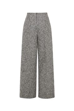 Crafted with the finest materials, these pants exude elegance and exclusivity. With a wide-leg design and timeless tweed fabric, they offer both comfort and style. Elevate your wardrobe with these chic pants. Elegant Tweed Bottoms For Business Casual, Formal Tweed Bottoms, Elegant Tweed Trousers, Chic Tweed Pants For Workwear, Elegant Wool Pants With Herringbone Pattern, Elegant Herringbone Pattern Pants For Fall, Elegant Herringbone Pants For Fall, Chiffon Cape, Padded Hangers