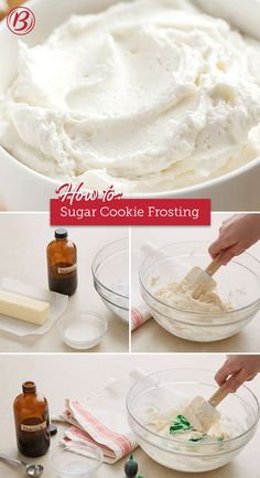 how to make sugar cookie frosting