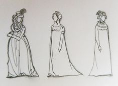 The Regency Collection - Dresses 1 - the evolution of the Empire styl Empire Style Dress, White And Silver Dress, Empress Josephine, Patterns Of Fashion, The French Revolution, Chemise Dress, Court Dresses, Historical Women