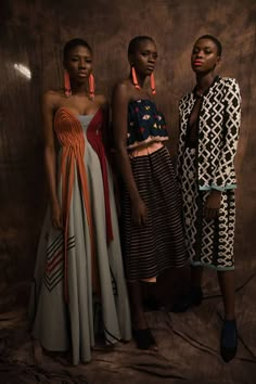 Trevor Stuurman, Sewing Dress, Three Women, Fashion Week 2018, African Men Fashion, Africa Fashion