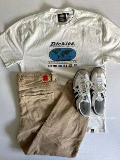 Dickies International Tshirt Street Fashion Men Streetwear, Guys Clothing Styles, Mens Outfit Inspiration, Cool Outfits For Men, Men Fashion Casual Outfits, Streetwear Men Outfits, Swaggy Outfits, On The Floor