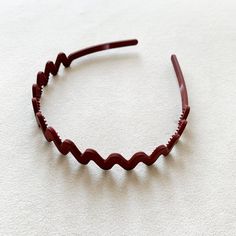 Matte Burgundy Zig Zag Headband Brand New, Never Worn Bought From Asos Maroon Hair Accessories, Zig Zag Headband, Cherry Headband, Red Teddy Bear, Maroon Hair, June Bug, Crystal Hair Clips, Rhinestone Hair Clip, Mixed Hair