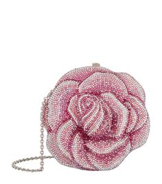 Luxurious Purses, Rose Clutch, Rose Purse, Bling Bags, Embellished Bags