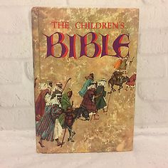 the children's bible, written in an old book